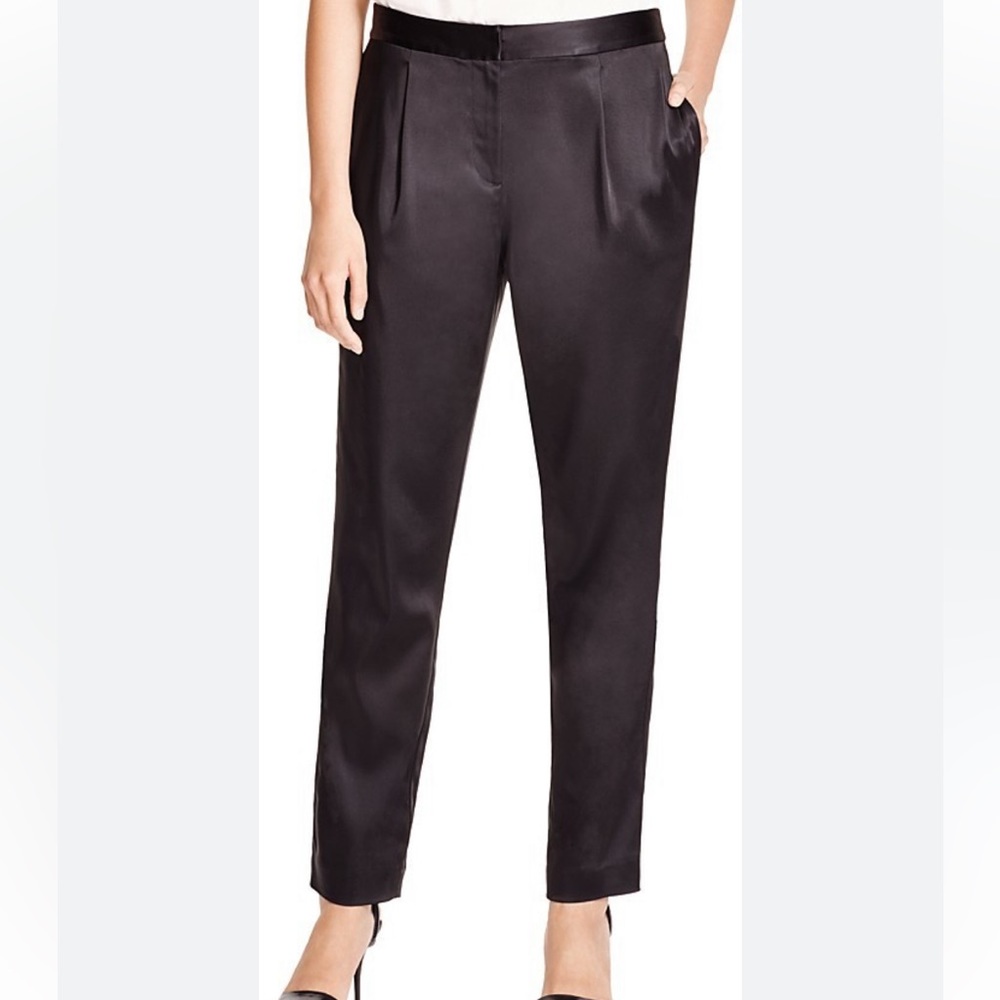 Alexander Wang Pleated Satin Slacks